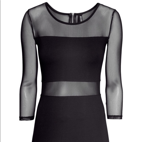 Sheer Cut Out Dress - Picture 1 of 4